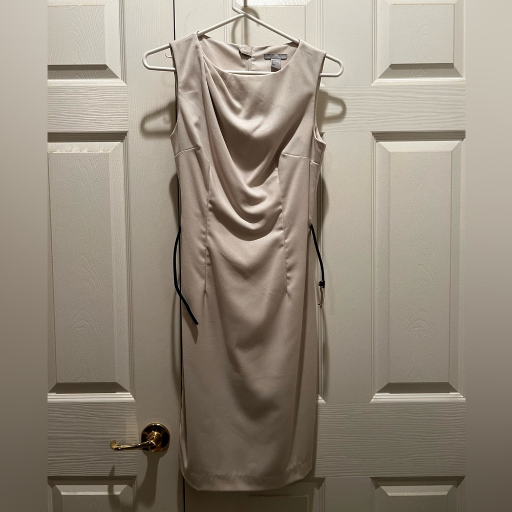 H&M Knee Length Pencil Dress with Belt